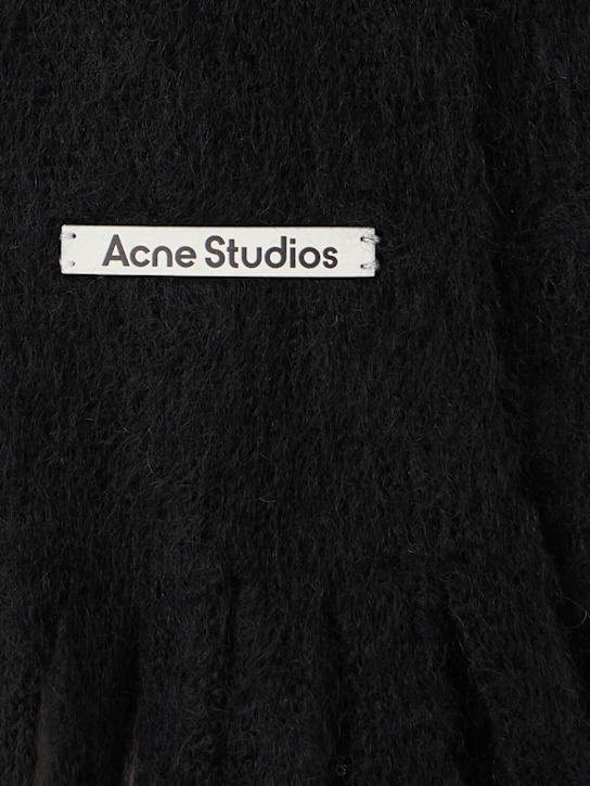 Acne Studios - Kinna skinny mohair blend scarf