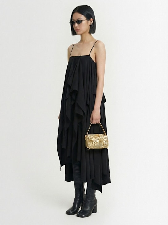Acne Studios: Multipocket lux metallic micro crossbody