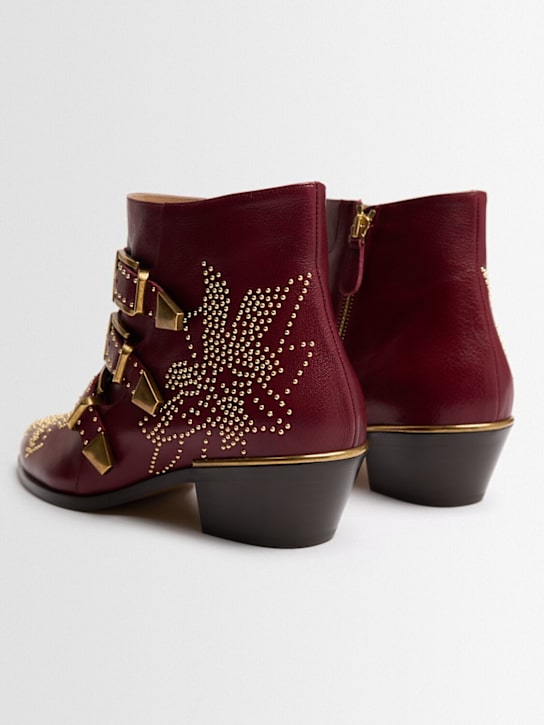 Chloé: 40mm Susan leather ankle boots