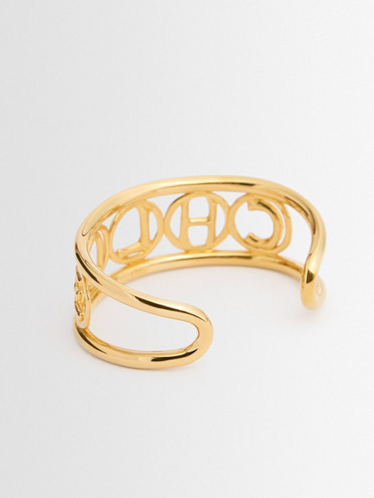 Chloé - Script logo cuff bracelet