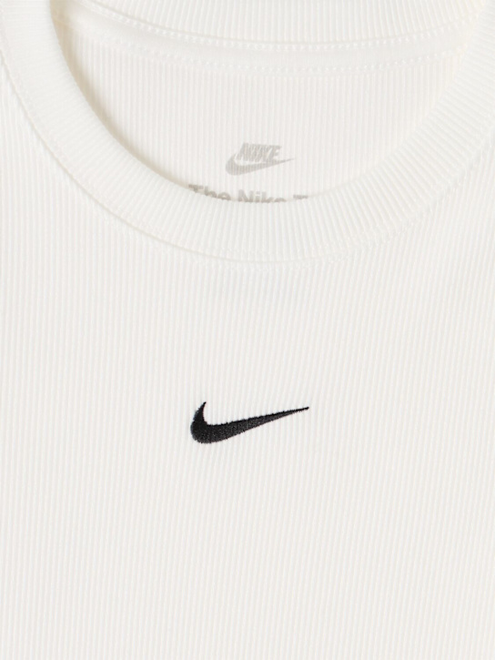 Nike - Slim fit ribbed stretch cotton t-shirt