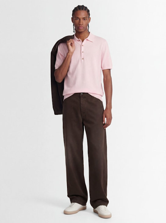 Closed: Short sleeve cotton polo shirt