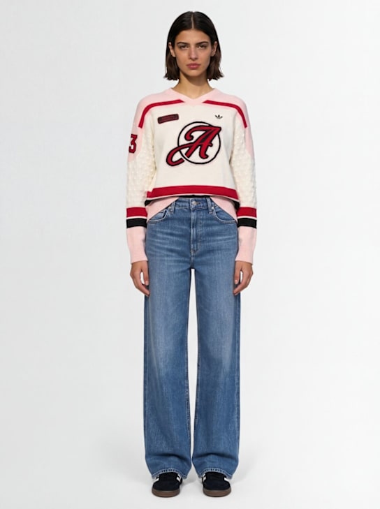 adidas Originals - Oversize knit jersey sports top