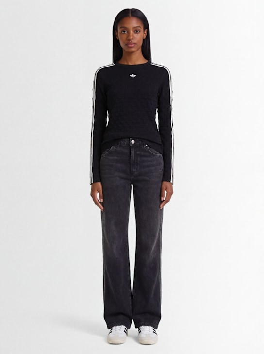 adidas Originals - Solid Spike slim knit top