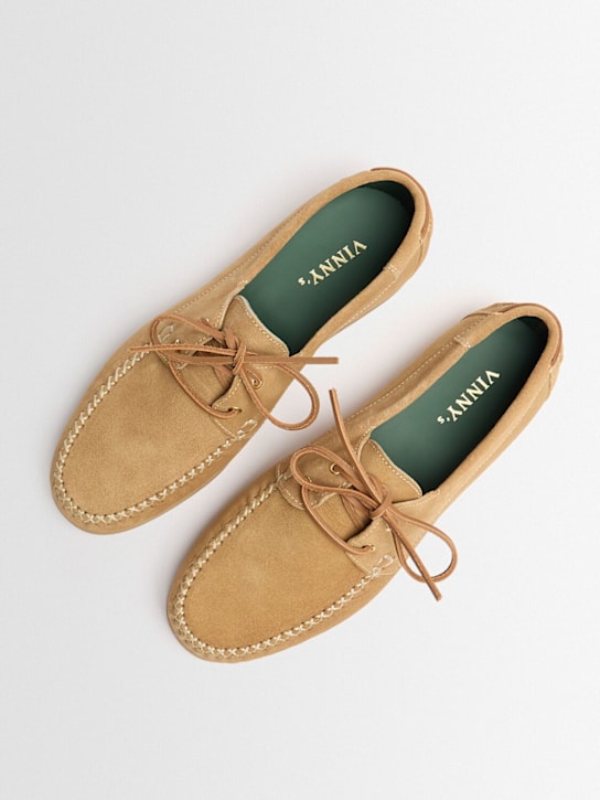 VINNY'S: Boatman suede shoes