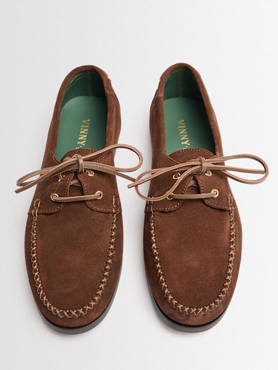 VINNY'S - Boatman suede shoes
