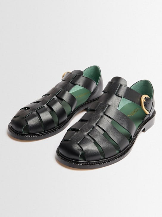 VINNY'S: Fisherman leather sandals