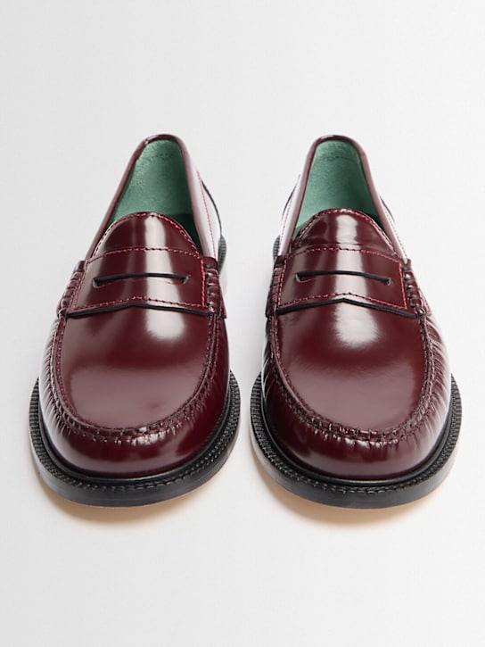 VINNY'S - Yardee embossed leather loafers
