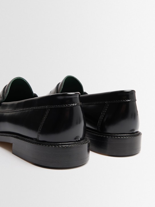 VINNY'S: Yardee embossed leather loafers