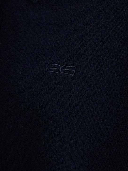 GESTUZ: Manzi oversized wool knit polo