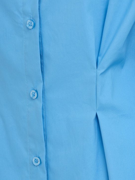 GESTUZ: Opy cotton blend shirt