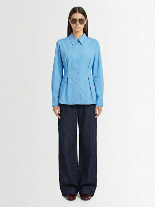 GESTUZ - Opy cotton blend shirt