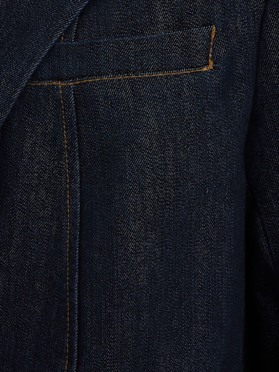 GESTUZ: Elli cotton blend denim blazer