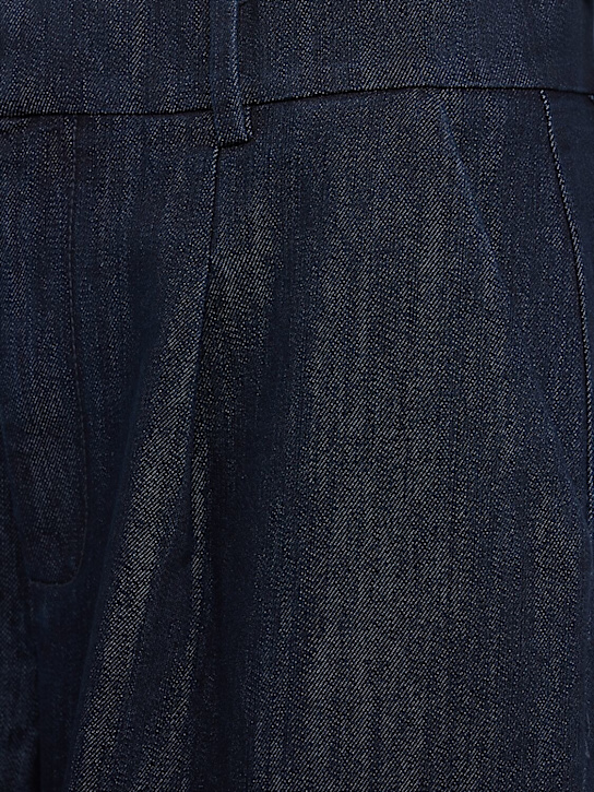 GESTUZ: Elli mid waist denim wide pants