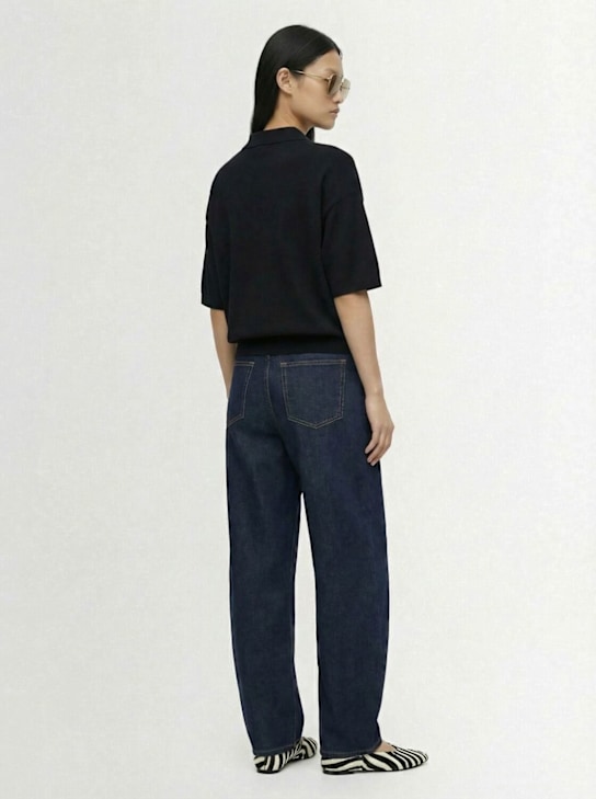 GESTUZ: Talla viscose blend knit polo