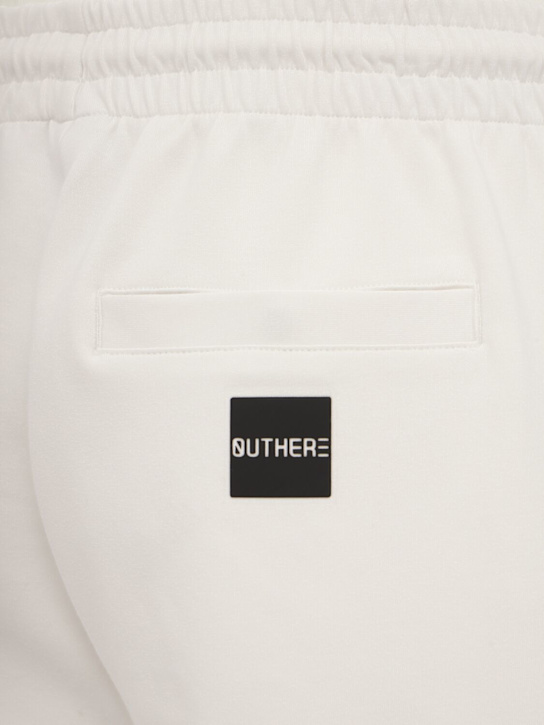OUTHERE: Awake cotton blend Bermuda shorts