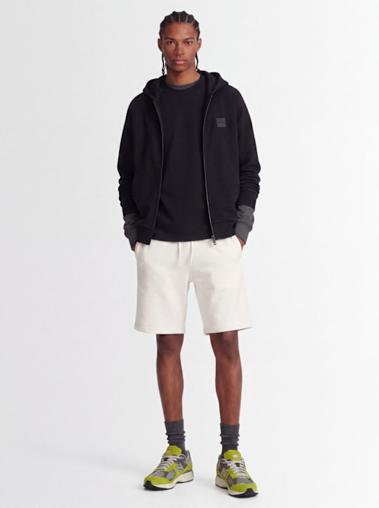 OUTHERE - Awake cotton blend Bermuda shorts