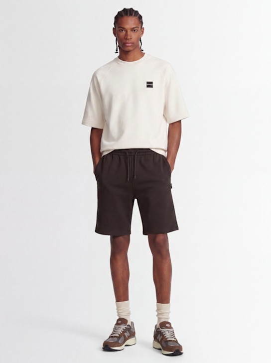 OUTHERE - Awake cotton blend Bermuda shorts