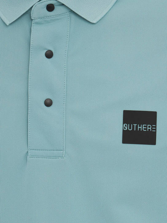 OUTHERE: Nyx nylon blend polo shirt