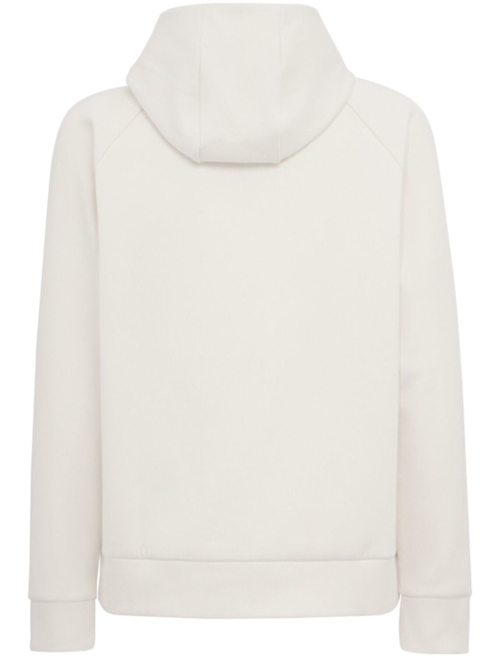 OUTHERE: Aura cotton blend zip-up sweatshirt