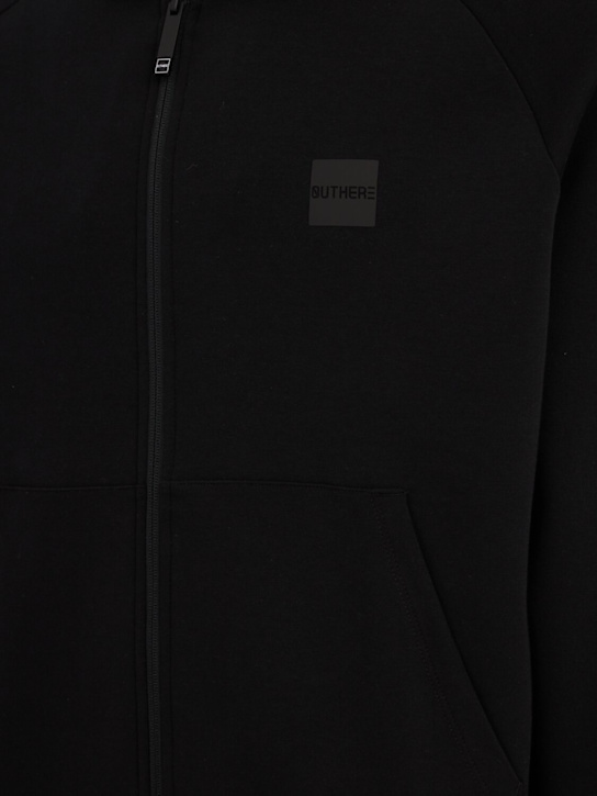 OUTHERE: Aura cotton blend zip-up sweatshirt