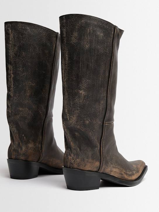 Khaite: 35mm Clive slouchy cowboy boots