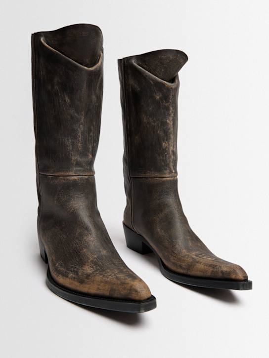 Khaite: 35mm Clive slouchy cowboy boots