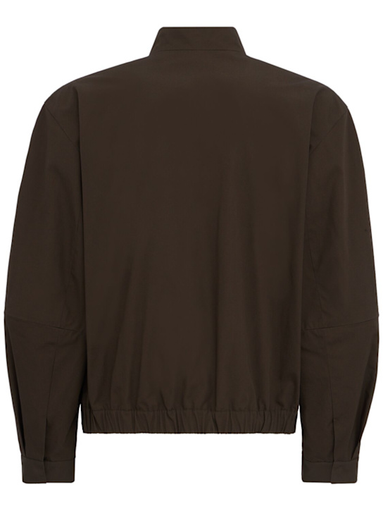 AMOMENTO: Raglan cotton zip jacket