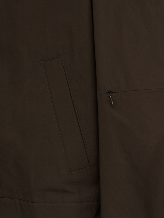 AMOMENTO: Raglan cotton zip jacket