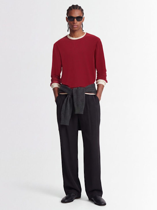 AMOMENTO - Long sleeve boat neck t-shirt