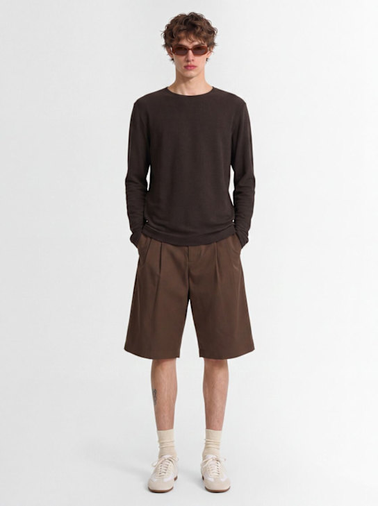 AMOMENTO - Wide Bermuda pants