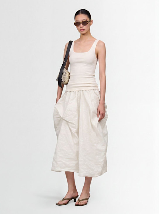 ERDEM - Metallic effect skirt