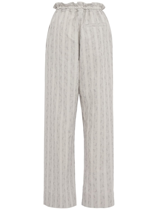 ERDEM: Ditsy striped cotton pants