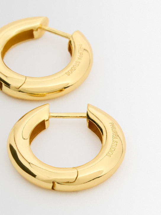 PHILIPPA STUDIOS: Bold large hoop earrings