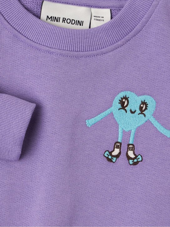 Mini Rodini - Printed cotton crewneck sweatshirt