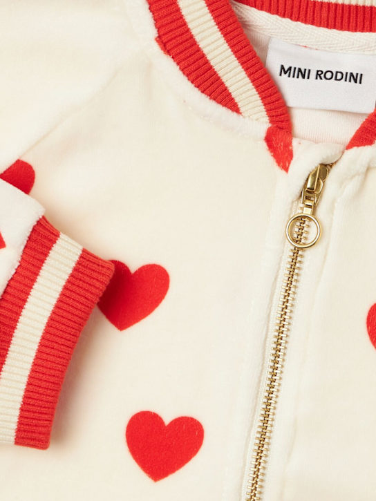 Mini Rodini - Printed cotton blend bomber jacket