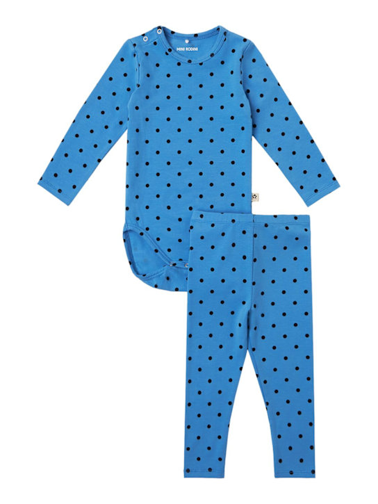 Mini Rodini: Printed jersey bodysuit & pants