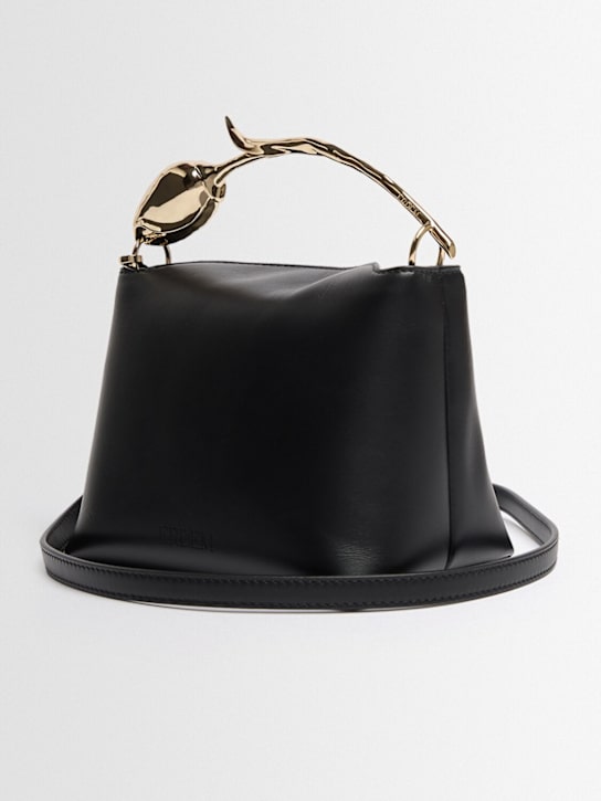 ERDEM: Mini Bloom leather top handle bag