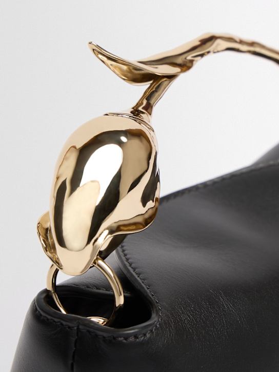 ERDEM: Mini Bloom leather top handle bag
