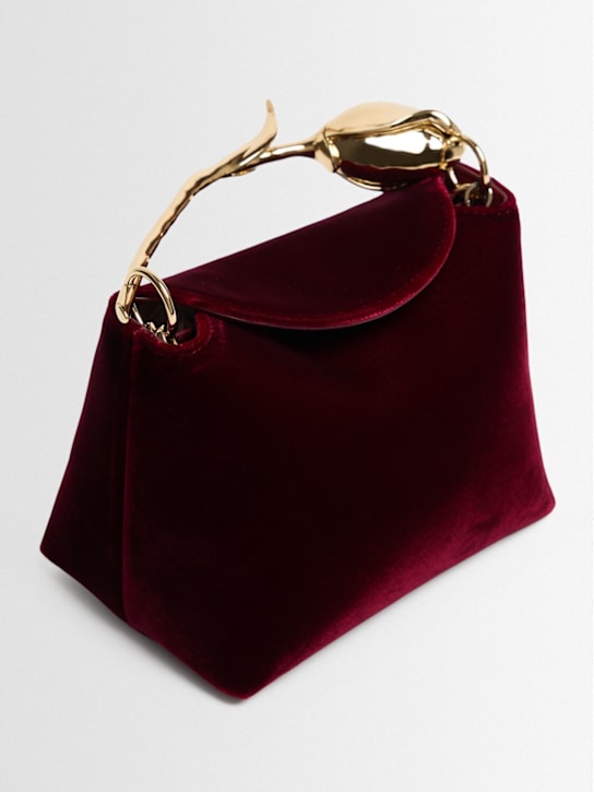 ERDEM - Mini Bloom velvet top handle bag