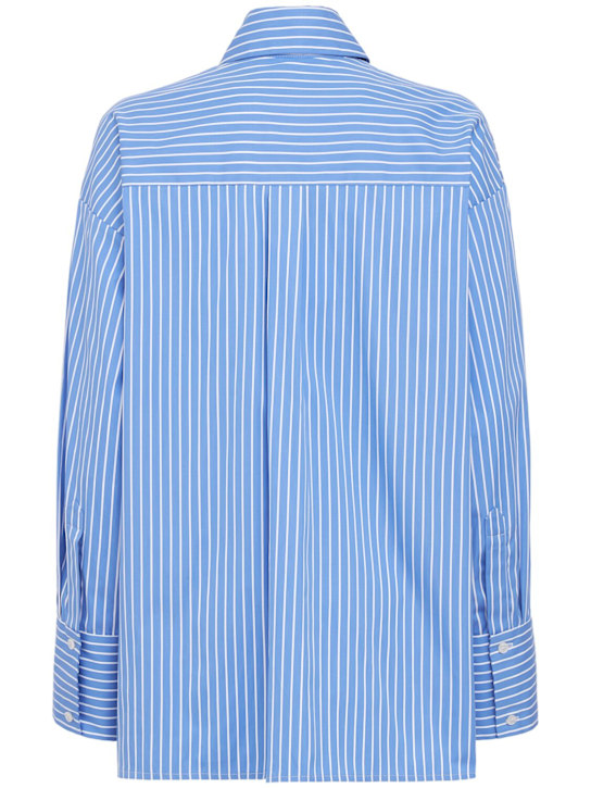 MARCELL PUSTUL: Oversize cotton shirt