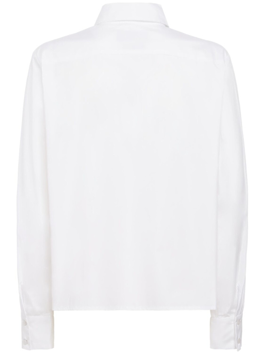 MARCELL PUSTUL: Single Potato cropped shirt