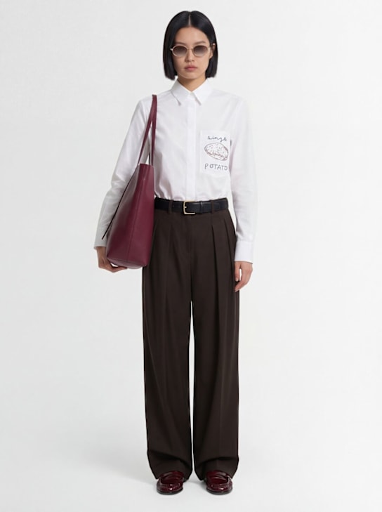 MARCELL PUSTUL - Single Potato cropped shirt
