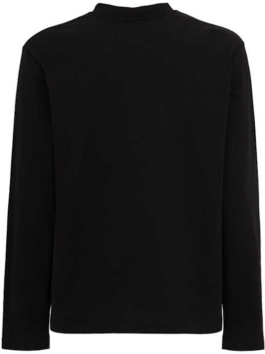 THE CORE: Long-sleeve cotton jersey t-shirt