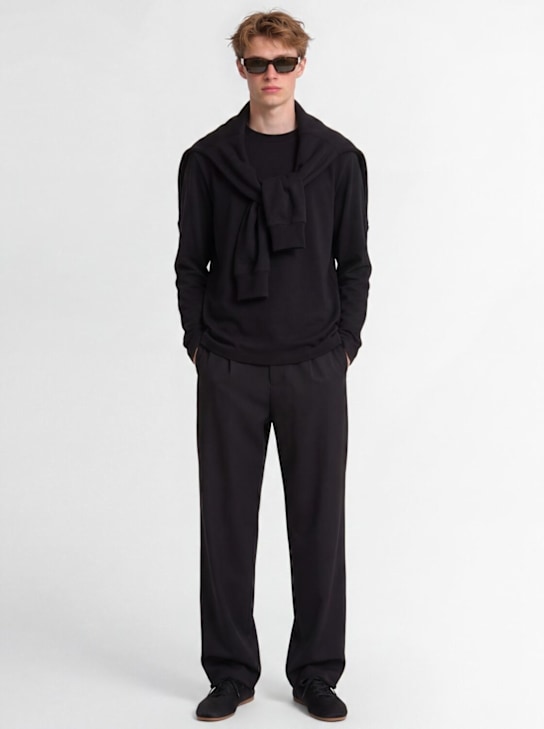 THE CORE: Long-sleeve cotton jersey t-shirt