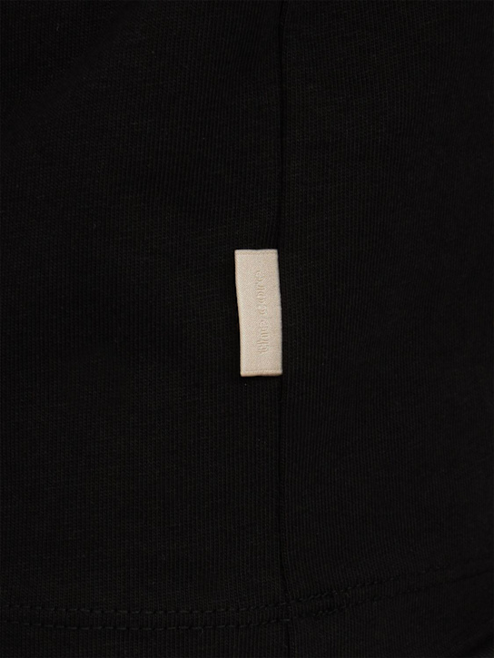 THE CORE: Long-sleeve cotton jersey t-shirt