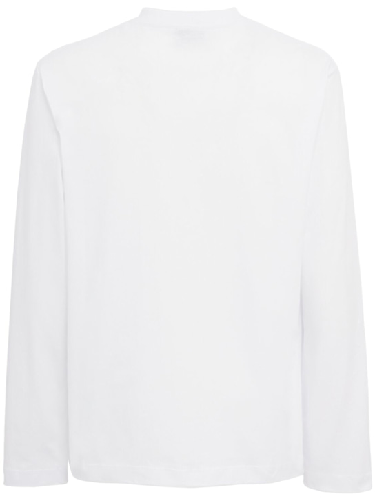 THE CORE: Long-sleeve cotton jersey t-shirt