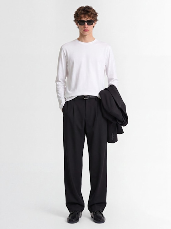 THE CORE - Long-sleeve cotton jersey t-shirt