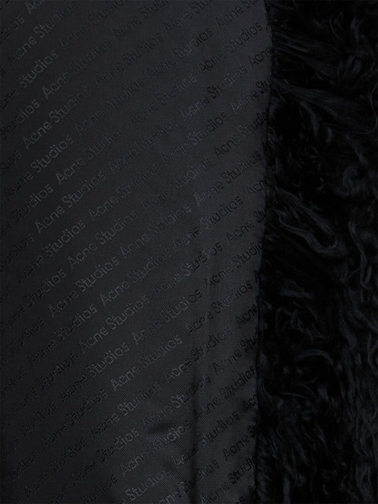 Acne Studios: Oflama plush long coat