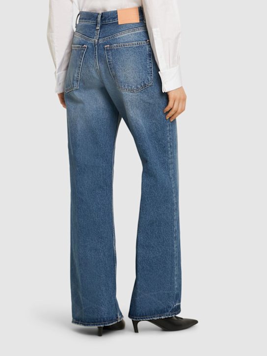 Acne Studios: Jeans anchos de denim